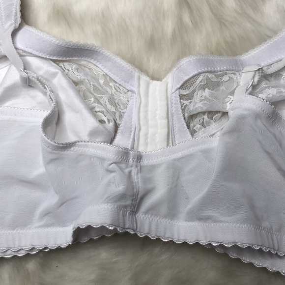 Glamorise MagicLift White Bra Plus Size 54E NEW - Picture 7 of 12